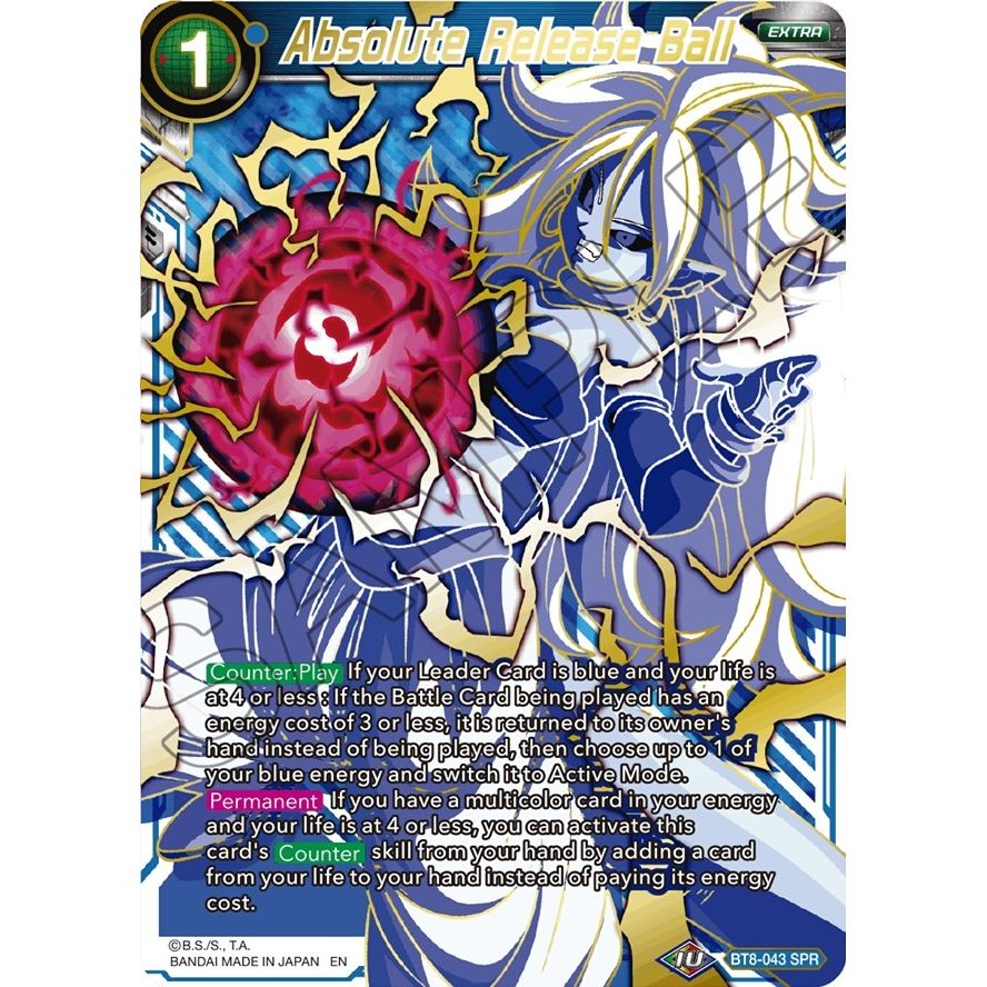 Image for Absolute Release Ball (SPR) (BT8-043) (DBS-B08) - Dragon Ball Super: Masters