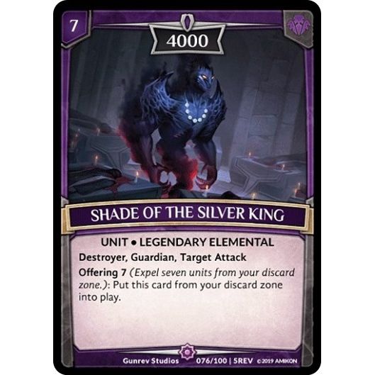 Image for Shade of the Silver King (76/100 | 5REV) (REV) - Argent Saga TCG