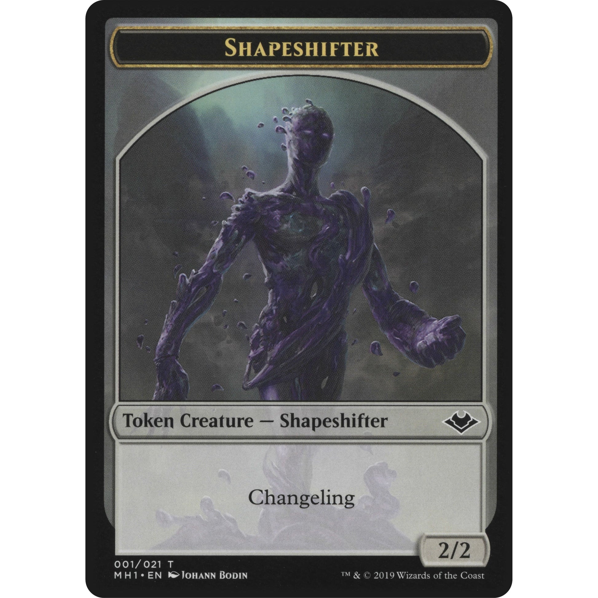 Image for Shapeshifter // Emblem - Serra the Benevolent Double-Sided Token (1 // 20) (MH1) - Magic: The Gathering