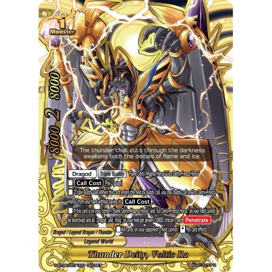 Image for Thunder Deity, Voltic Ra (S-BT06/0071EN) (S-BT06) - Future Card BuddyFight