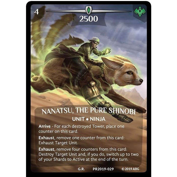 Image for Nanatsu, The Pure Shinobi (Full Art) (PR2019-029) (PR) - Argent Saga TCG