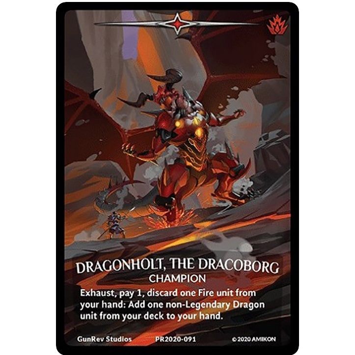 Image for Dragonholt, the Dracoborg (Alternate Art) (PR2019-092) (PR) - Argent Saga TCG