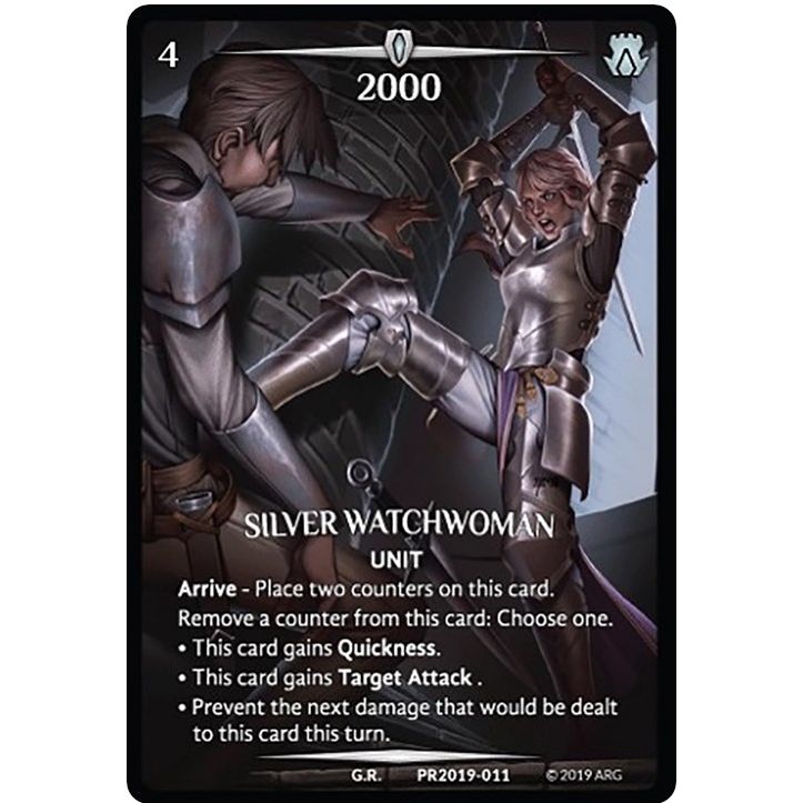 Image for Silver Watchwoman (Full Art) (PR2019-011) (PR) - Argent Saga TCG