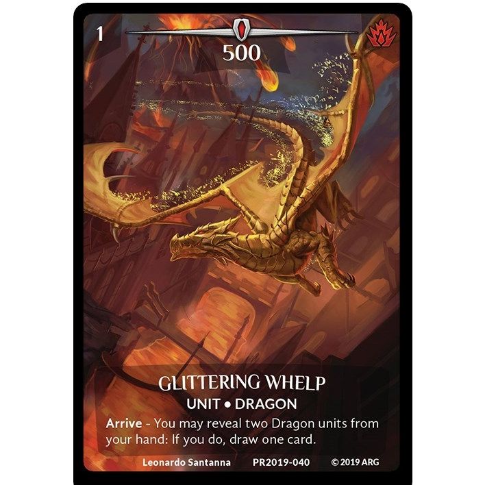 Image for Glittering Whelp (Full Art) (PR2019-040) (PR) - Argent Saga TCG