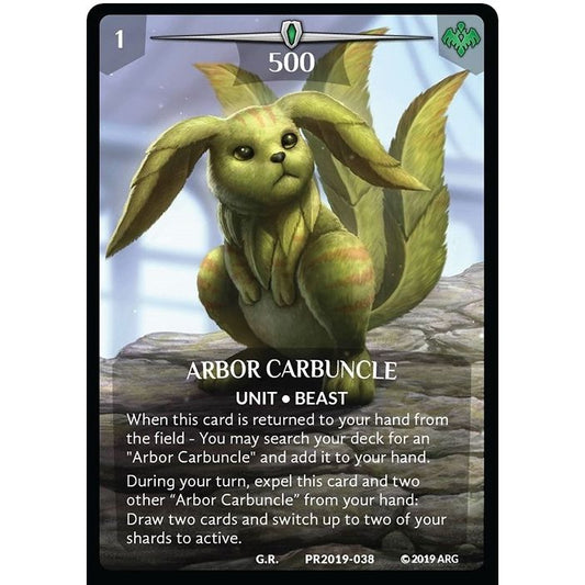 Image for Arbor Carbuncle (Full Art) (PR2019-038) (PR) - Argent Saga TCG