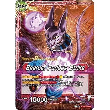 Image for Beerus // Beerus, Furious Strike (BT8-002_PR) (DBS-B08PRE) - Dragon Ball Super: Masters