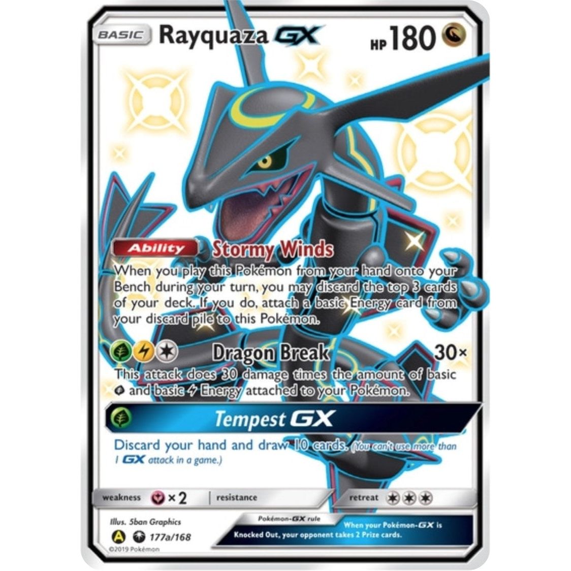 Image for Rayquaza GX - 177a/168 (177a/168) (PR) - Pokemon