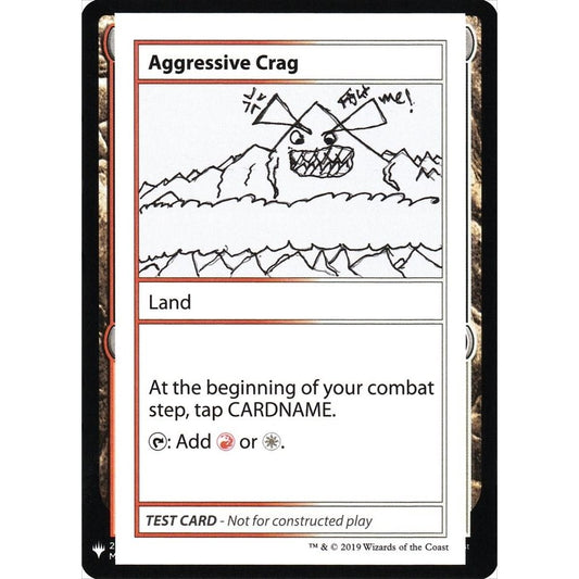 Image for Aggressive Crag (CMB1) - Magic: The Gathering