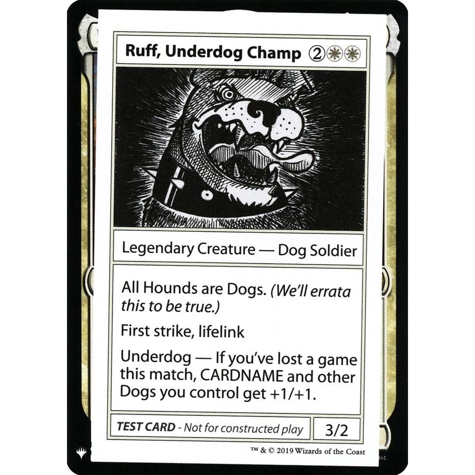 Image for Ruff, Underdog Champ (CMB1) - Magic: The Gathering