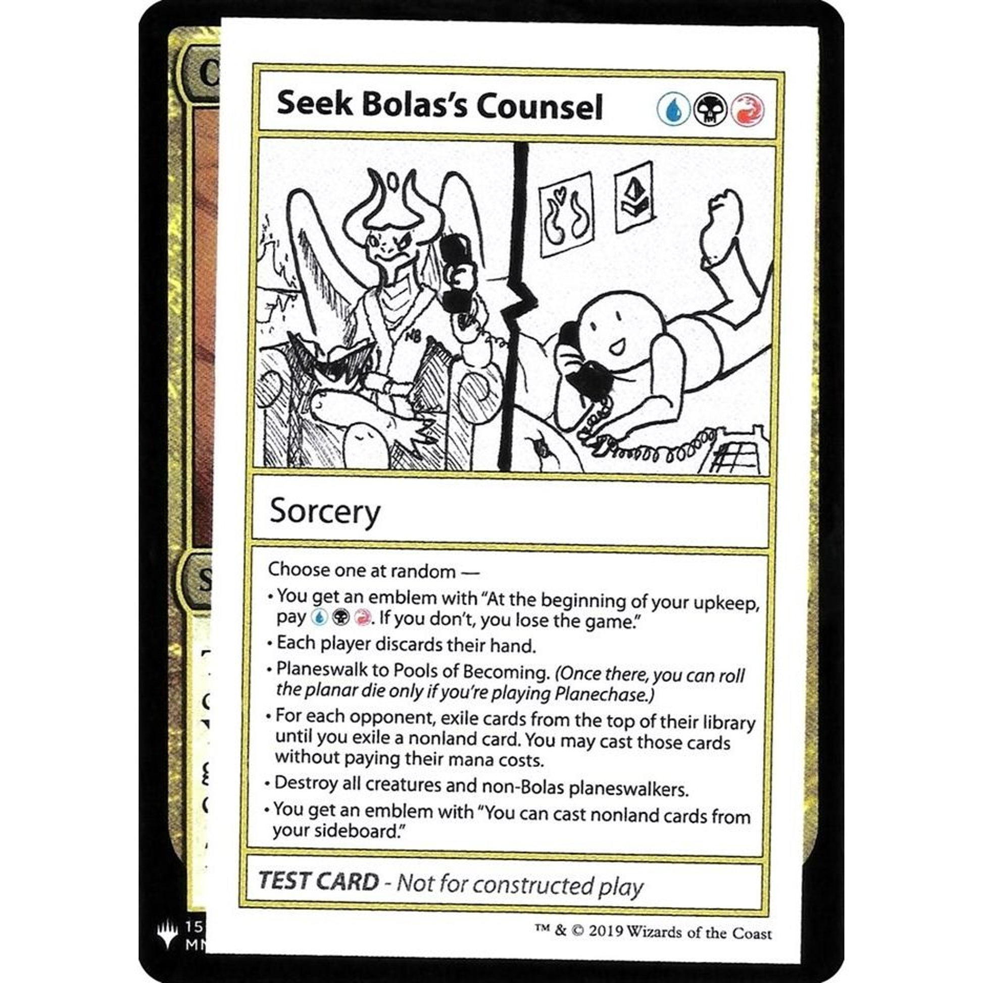 Image for Seek Bolas's Counsel (CMB1) - Magic: The Gathering