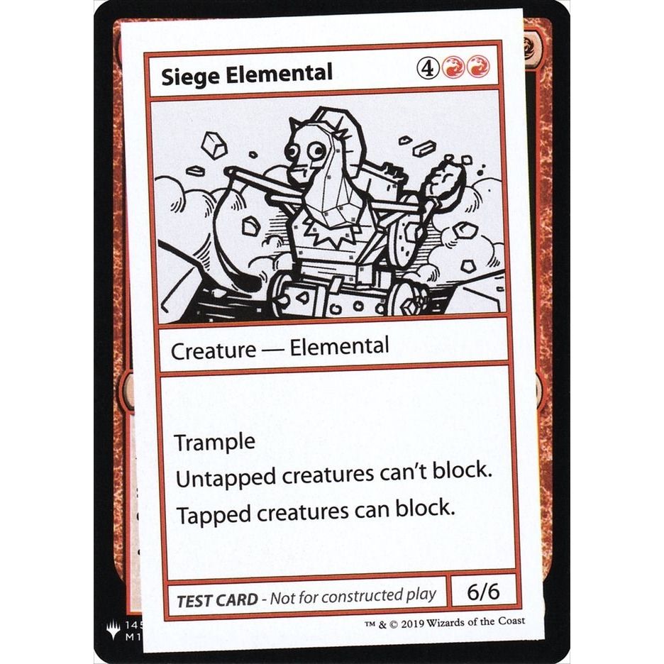 Image for Siege Elemental (CMB1) - Magic: The Gathering