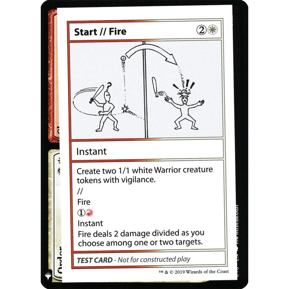 Image for Start // Fire (CMB1) - Magic: The Gathering