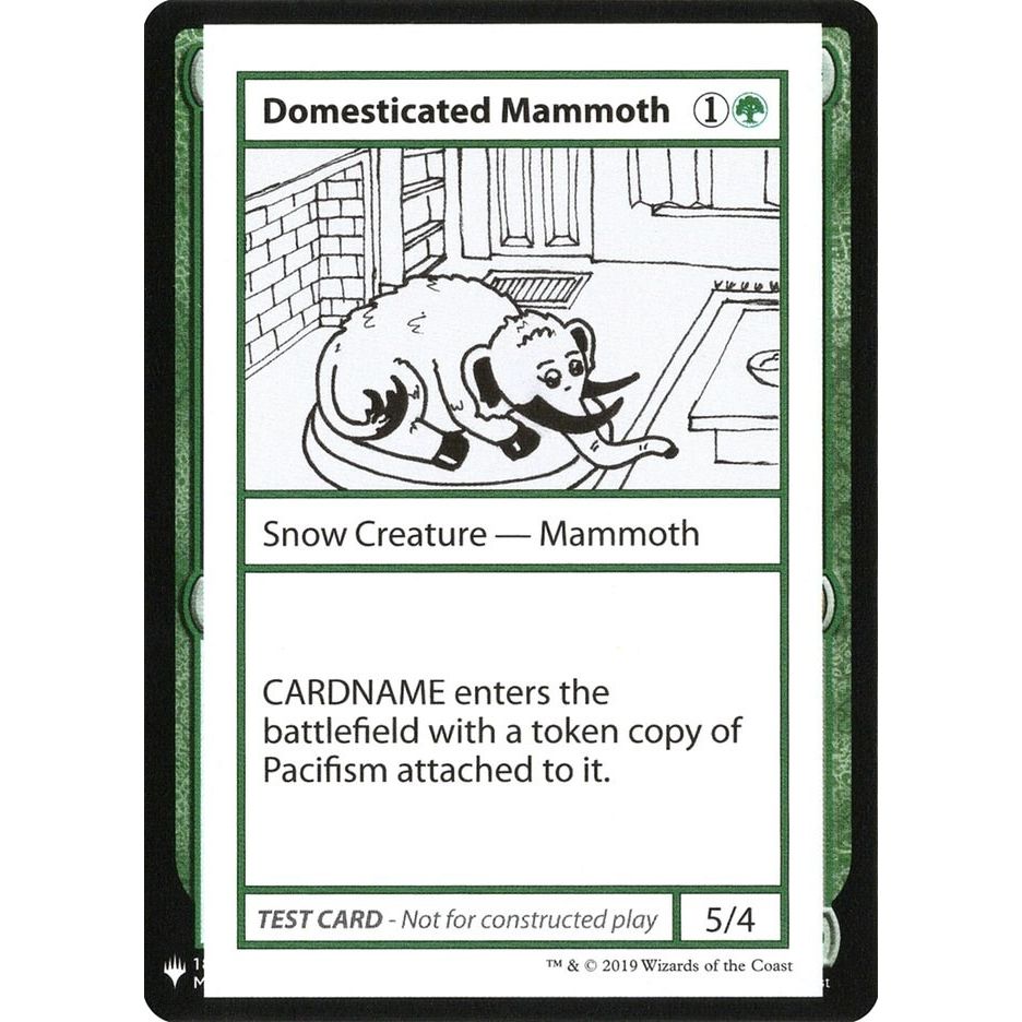 Image for Domesticated Mammoth (CMB1) - Magic: The Gathering