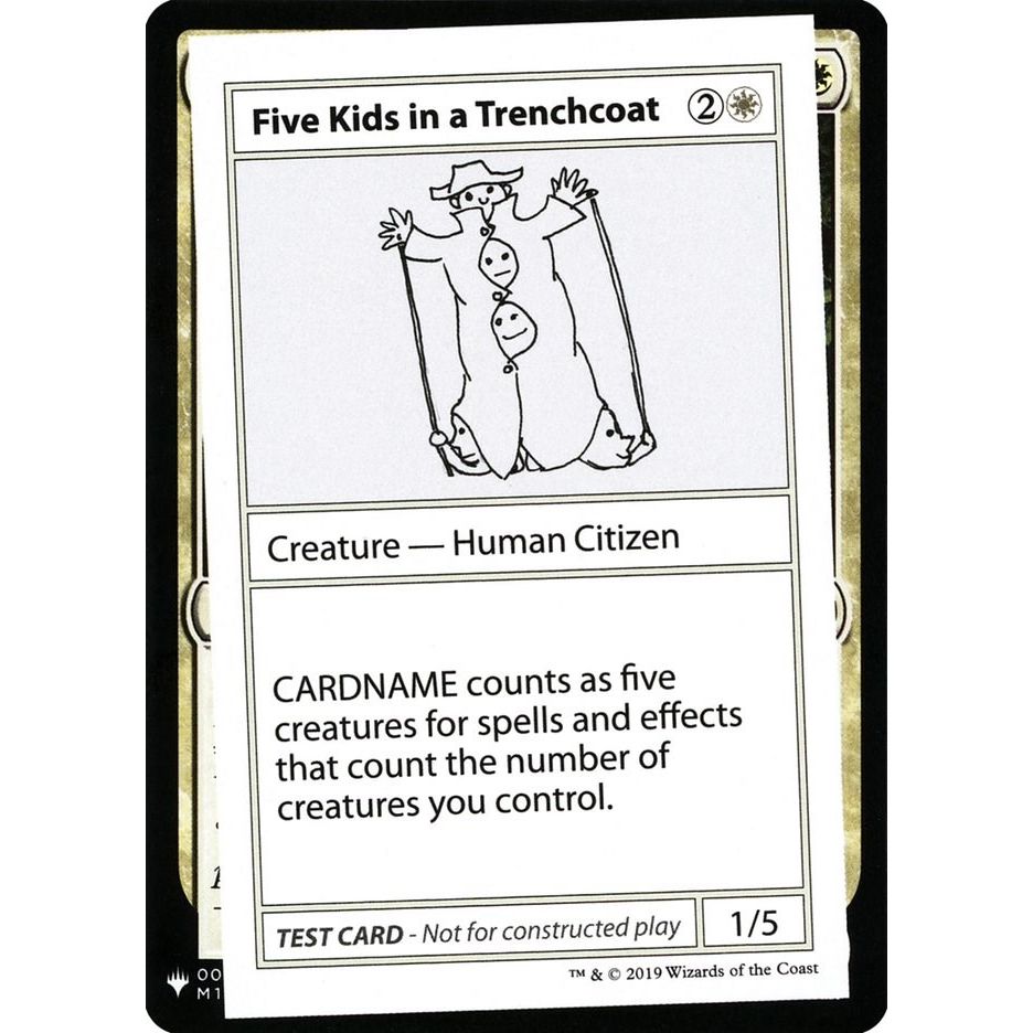 Image for Five Kids in a Trenchcoat (CMB1) - Magic: The Gathering
