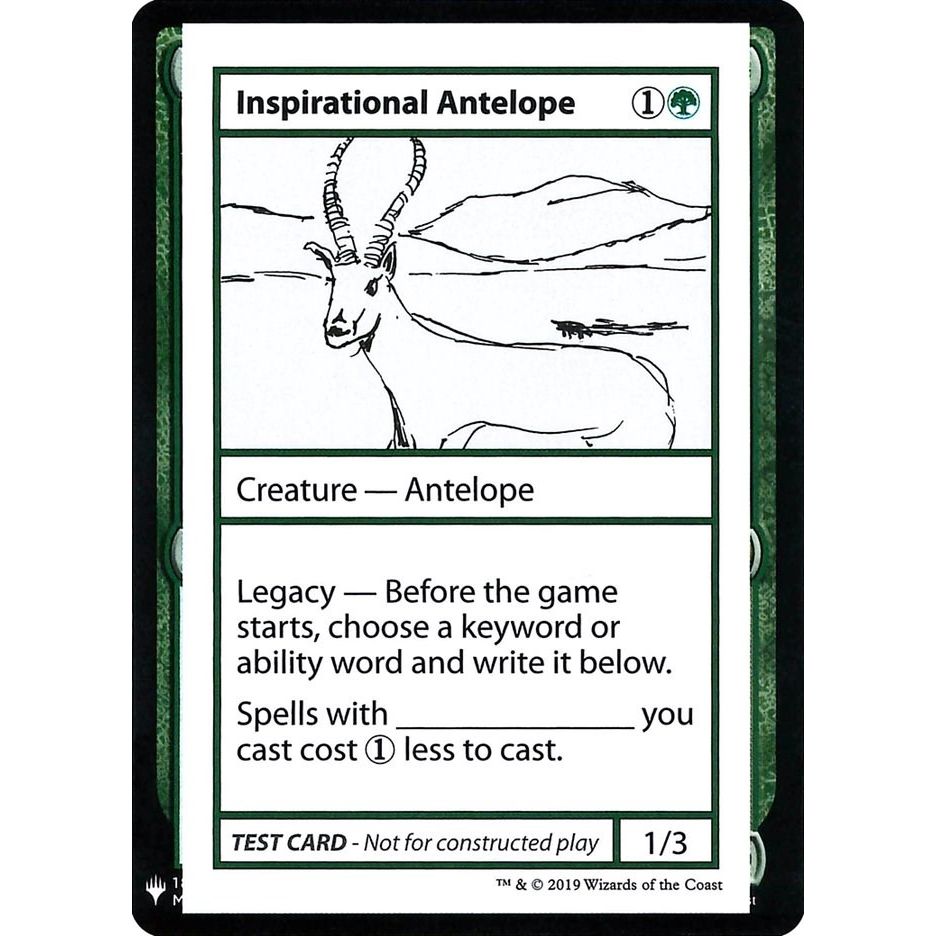 Image for Inspirational Antelope (CMB1) - Magic: The Gathering