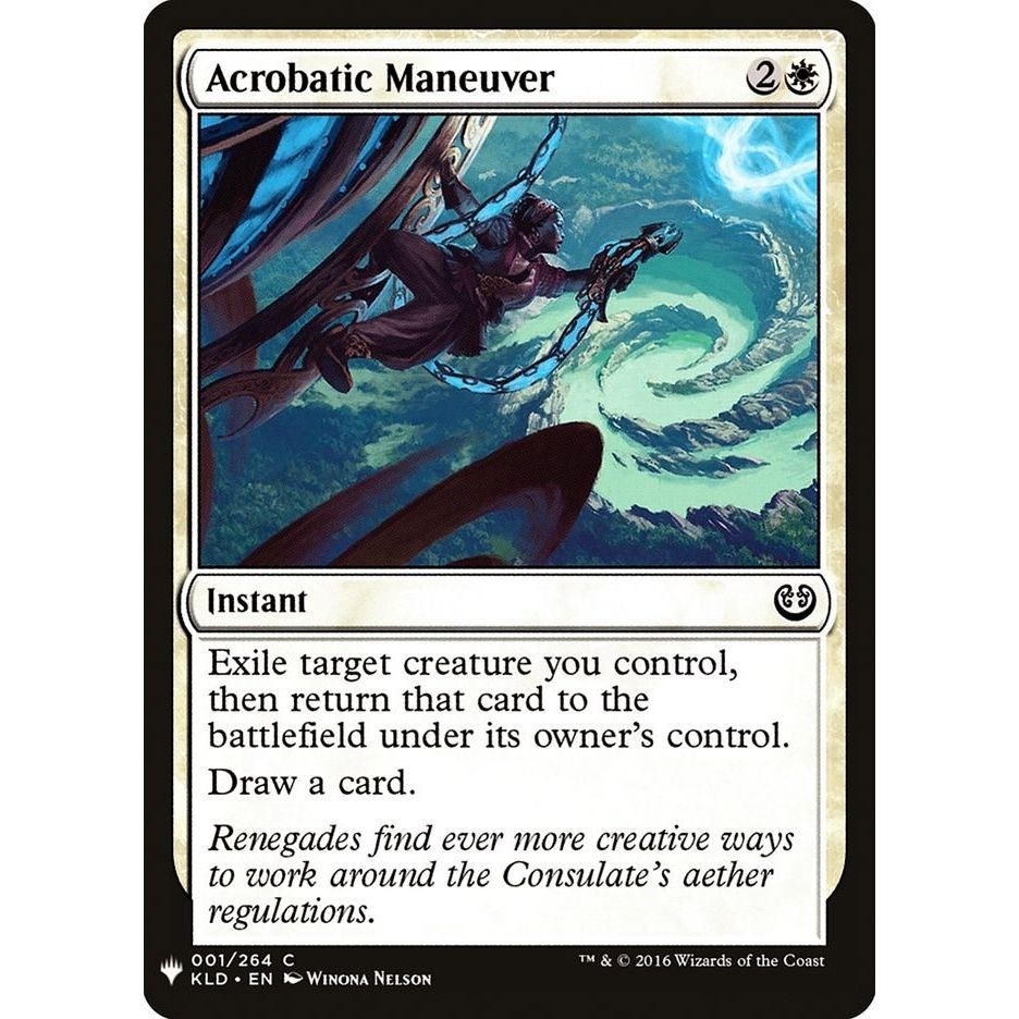 Image for Acrobatic Maneuver (1) (LIST) - Magic: The Gathering