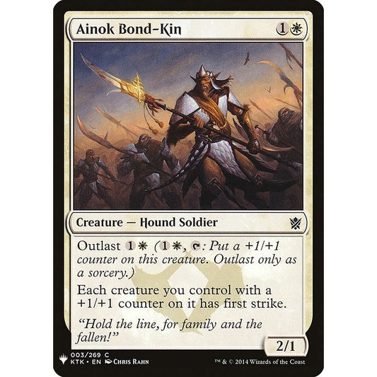 Image for Ainok Bond-Kin (3) (LIST) - Magic: The Gathering