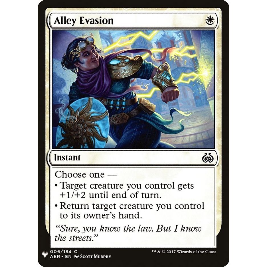 Image for Alley Evasion (6) (LIST) - Magic: The Gathering