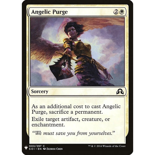 Image for Angelic Purge (3) (LIST) - Magic: The Gathering