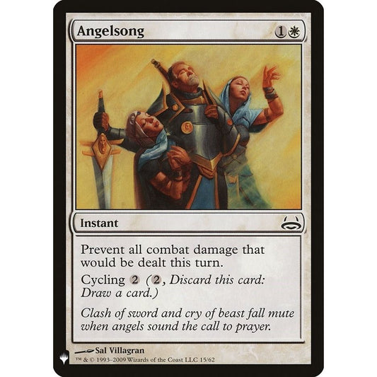 Image for Angelsong (15) (LIST) - Magic: The Gathering
