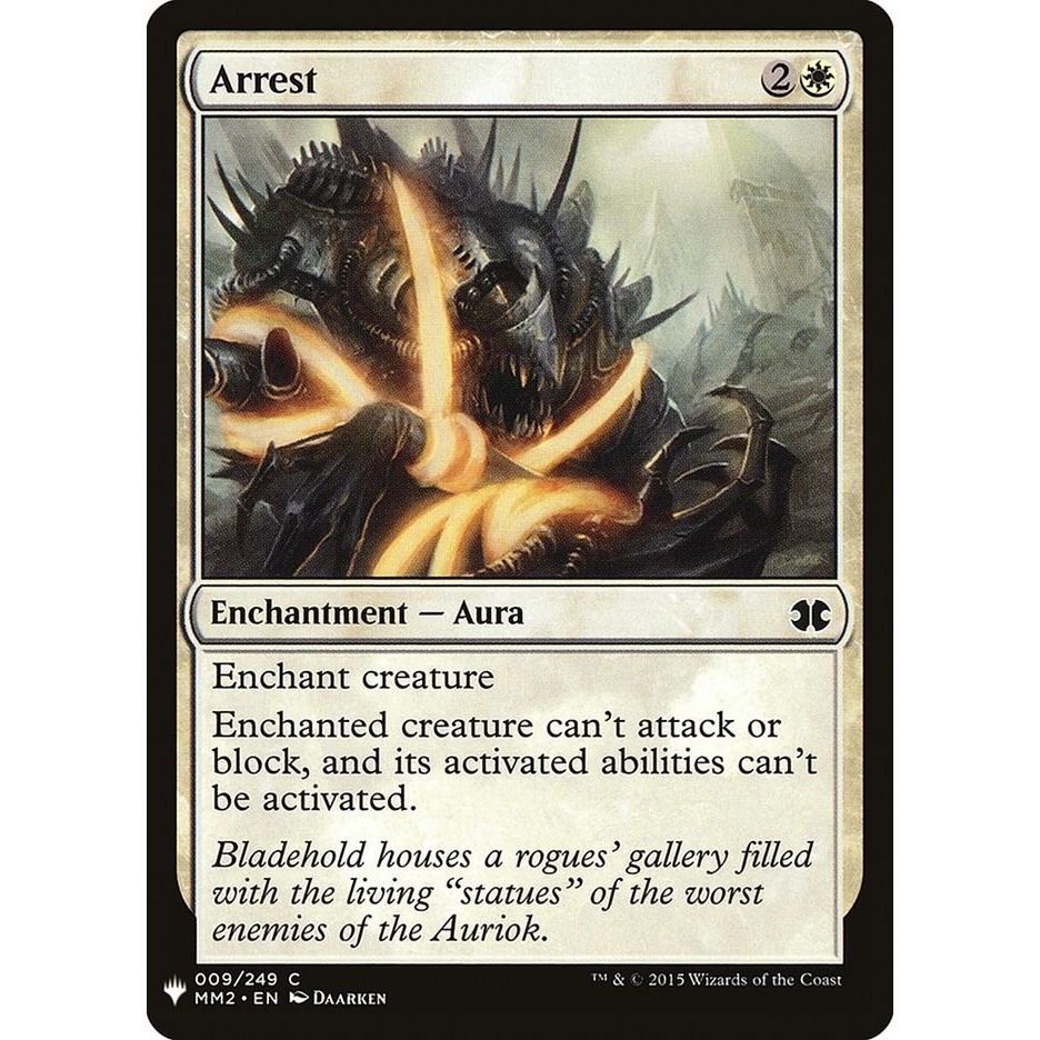 Image for Arrest (9) (LIST) - Magic: The Gathering