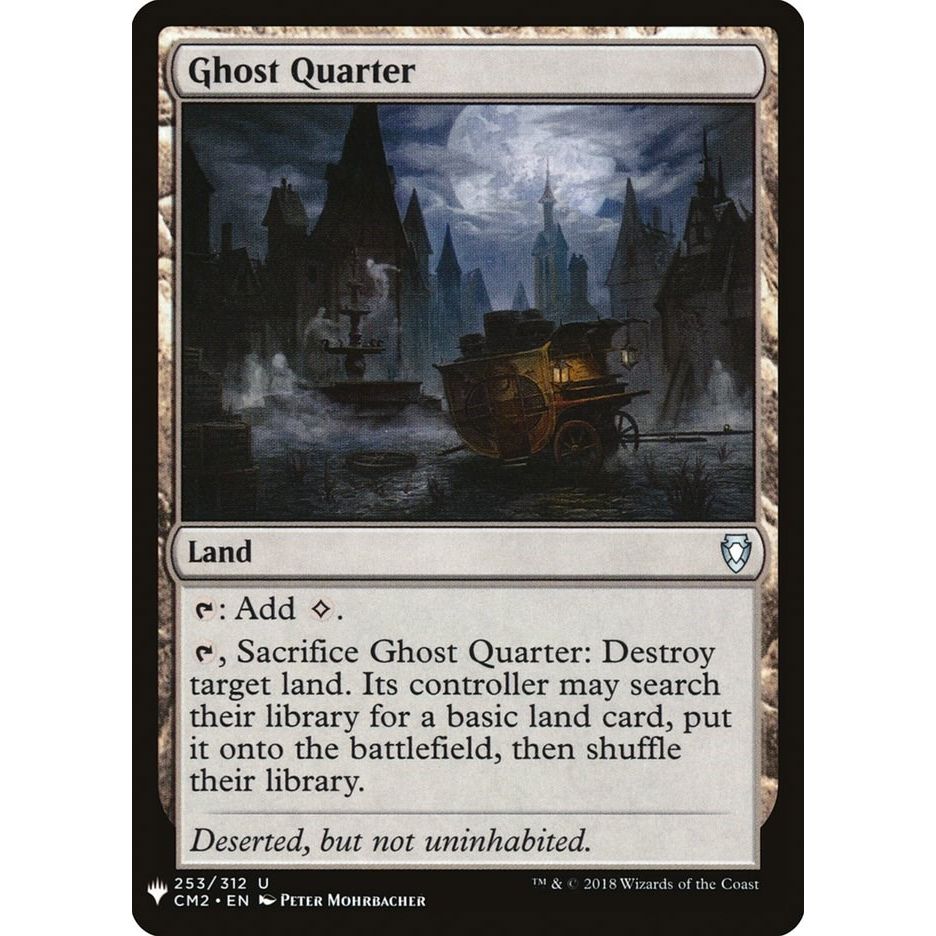 Image for Ghost Quarter (CM2) (253) (LIST) - Magic: The Gathering