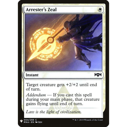 Image for Arrester's Zeal (4) (LIST) - Magic: The Gathering