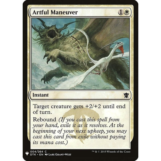 Image for Artful Maneuver (4) (LIST) - Magic: The Gathering