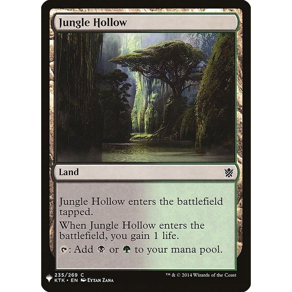 Image for Jungle Hollow (235) (LIST) - Magic: The Gathering