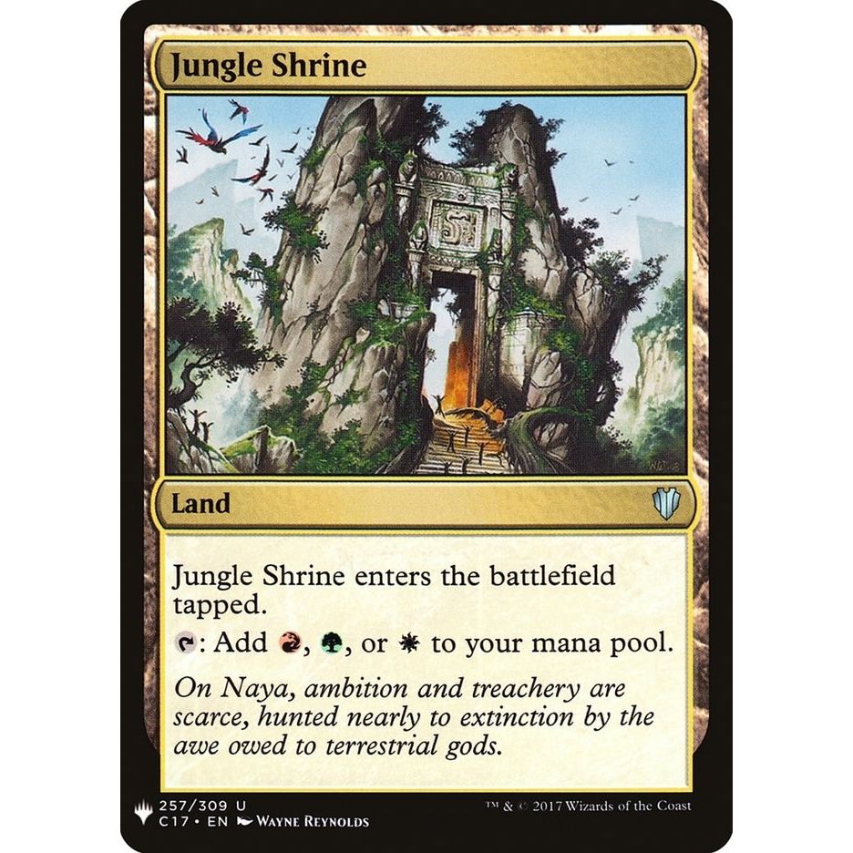 Image for Jungle Shrine (C17) (257) (LIST) - Magic: The Gathering