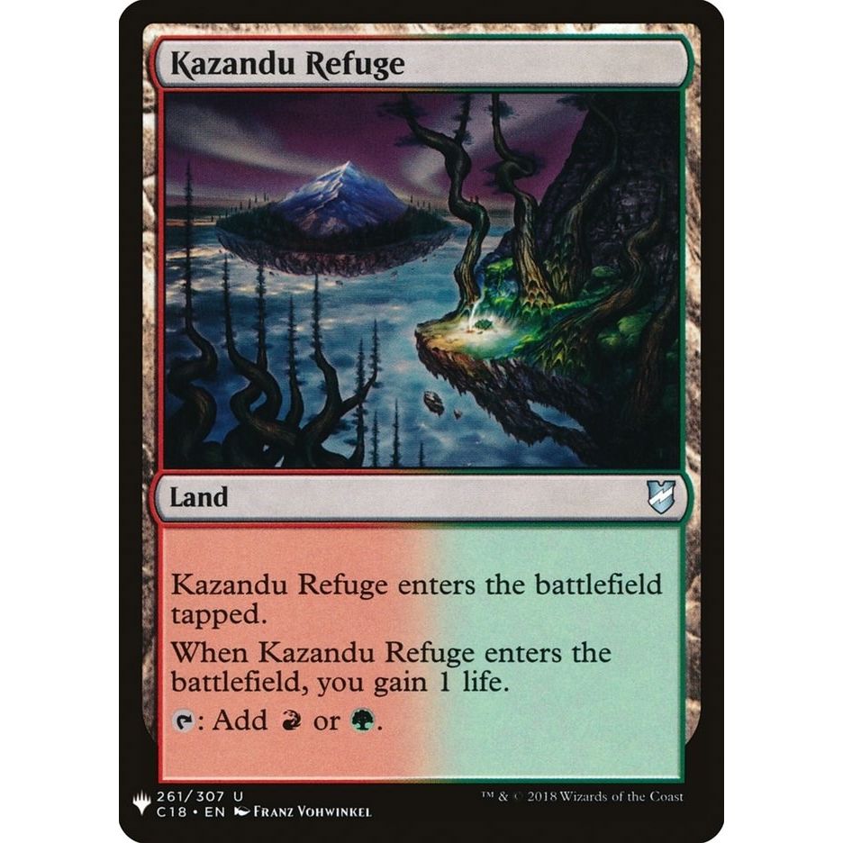 Image for Kazandu Refuge (261) (LIST) - Magic: The Gathering