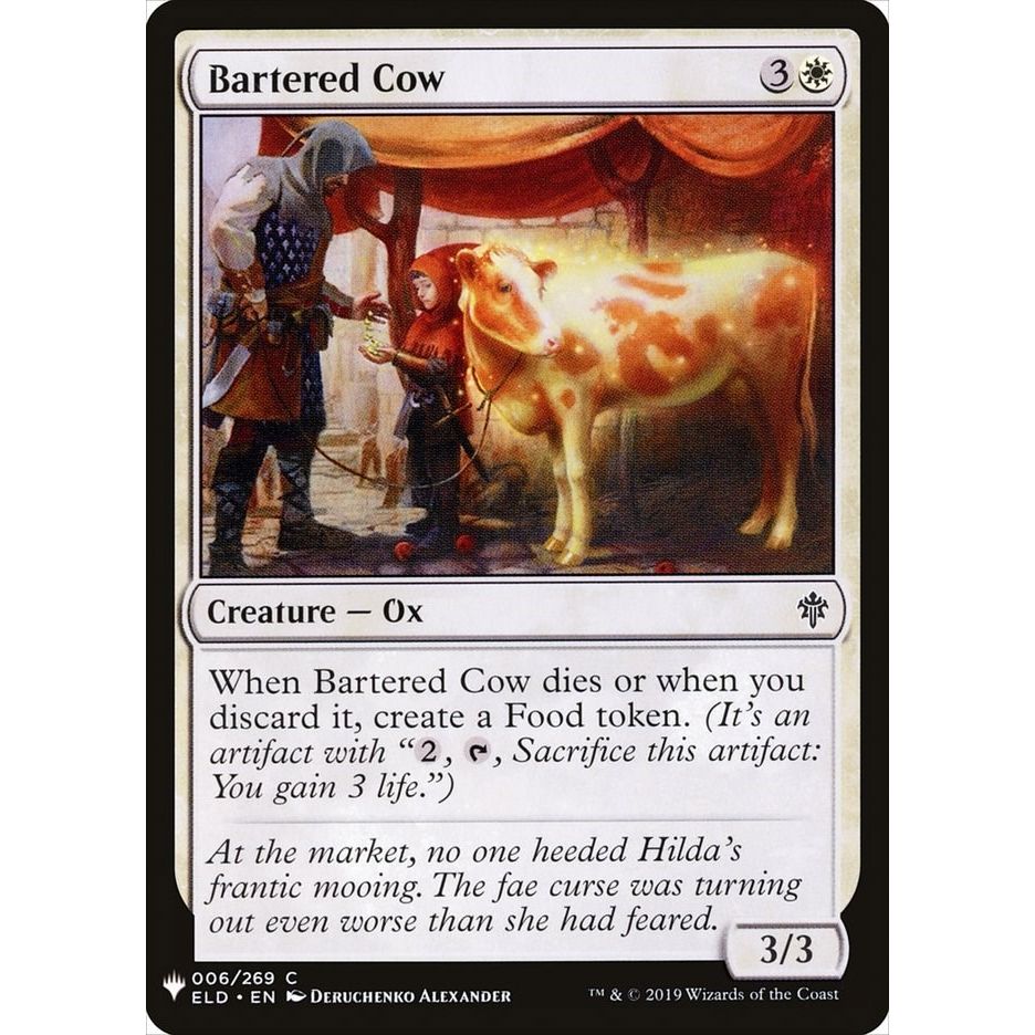 Image for Bartered Cow (6) (LIST) - Magic: The Gathering
