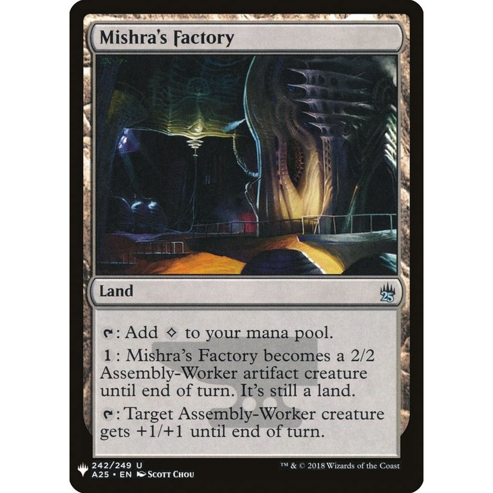 Image for Mishra's Factory (A25) (242) (LIST) - Magic: The Gathering
