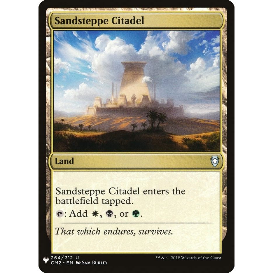Image for Sandsteppe Citadel (CM2) (264) (LIST) - Magic: The Gathering