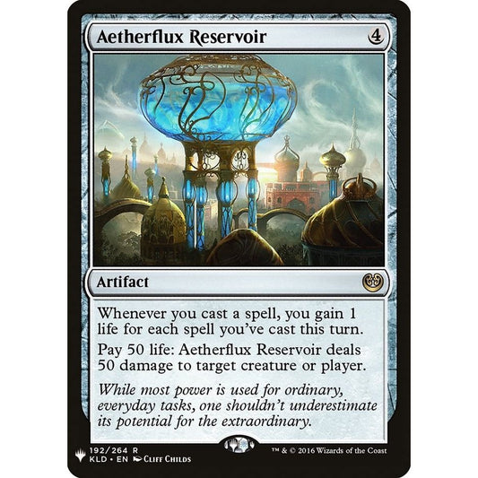 Image for Aetherflux Reservoir (192) (LIST) - Magic: The Gathering