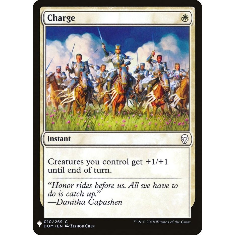 Image for Charge (10) (LIST) - Magic: The Gathering