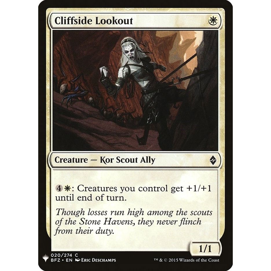 Image for Cliffside Lookout (20) (LIST) - Magic: The Gathering