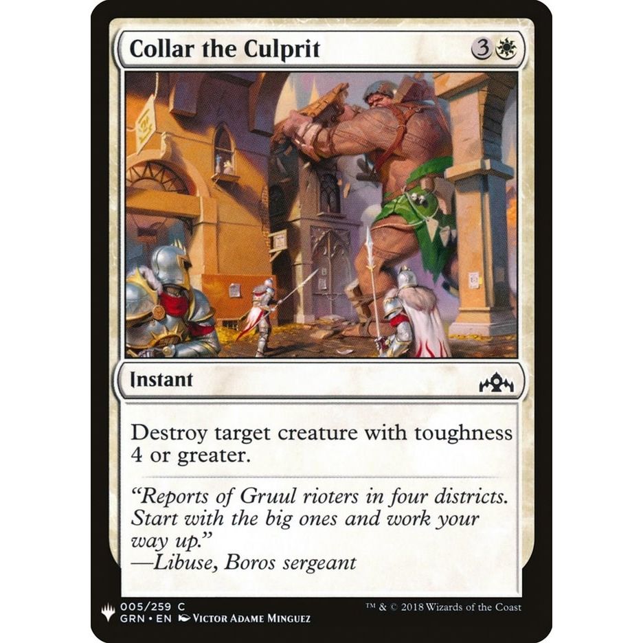 Image for Collar the Culprit (5) (LIST) - Magic: The Gathering