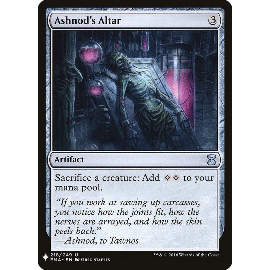 Image for Ashnod's Altar (218) (LIST) - Magic: The Gathering