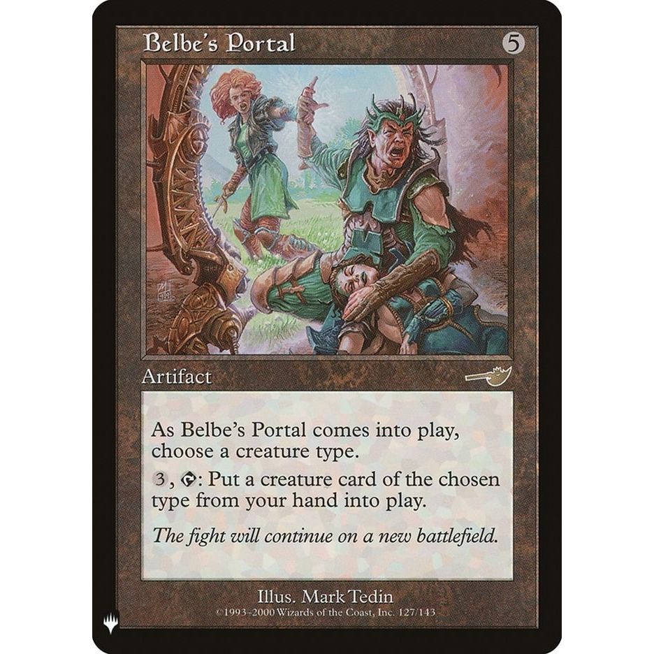 Image for Belbe's Portal (127) (LIST) - Magic: The Gathering