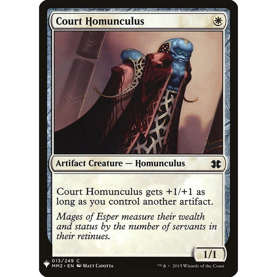 Image for Court Homunculus (13) (LIST) - Magic: The Gathering