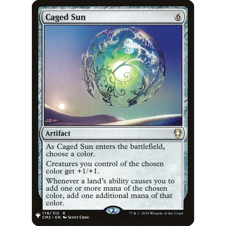 Image for Caged Sun (178) (LIST) - Magic: The Gathering