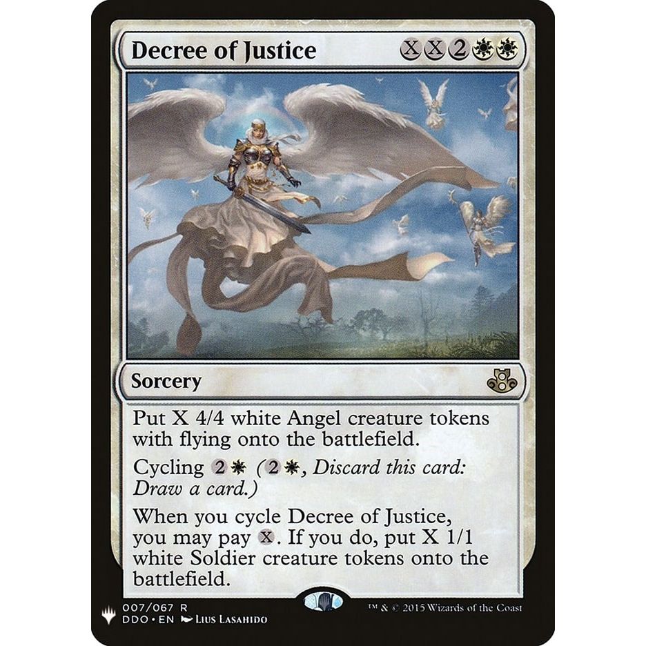 Image for Decree of Justice (7) (LIST) - Magic: The Gathering