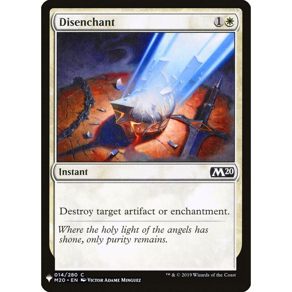 Image for Disenchant (M20) (14) (LIST) - Magic: The Gathering
