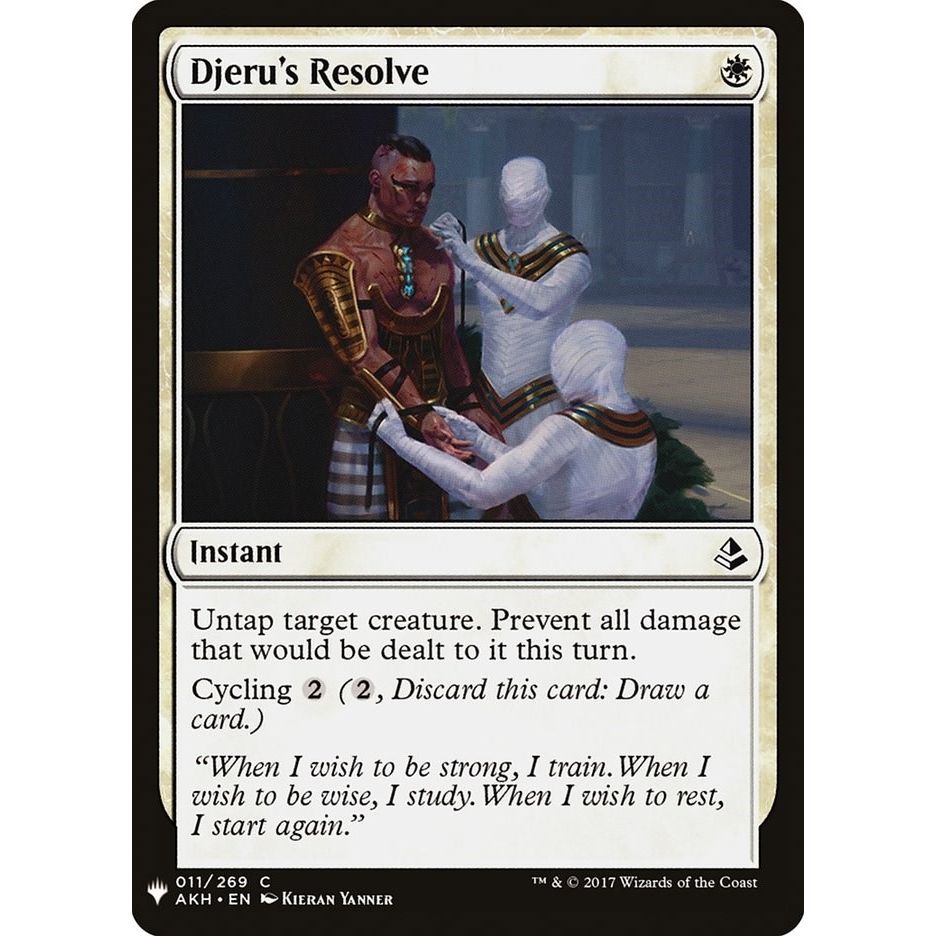 Image for Djeru's Resolve (11) (LIST) - Magic: The Gathering