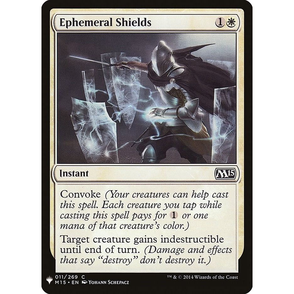 Image for Ephemeral Shields (11) (LIST) - Magic: The Gathering