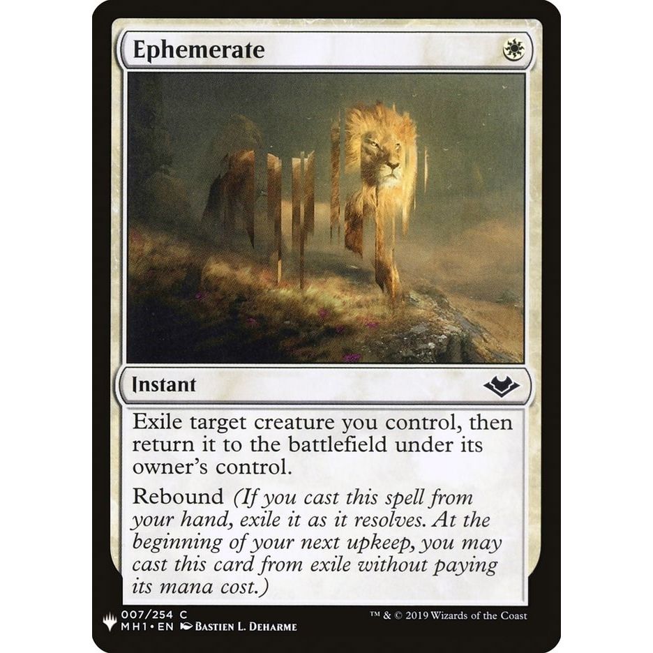 Image for Ephemerate (7) (LIST) - Magic: The Gathering