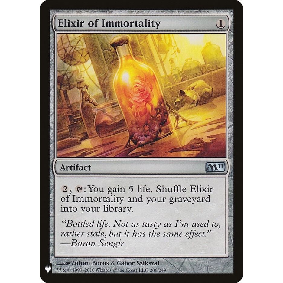 Image for Elixir of Immortality (206) (LIST) - Magic: The Gathering