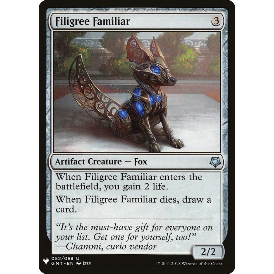 Image for Filigree Familiar (52) (LIST) - Magic: The Gathering