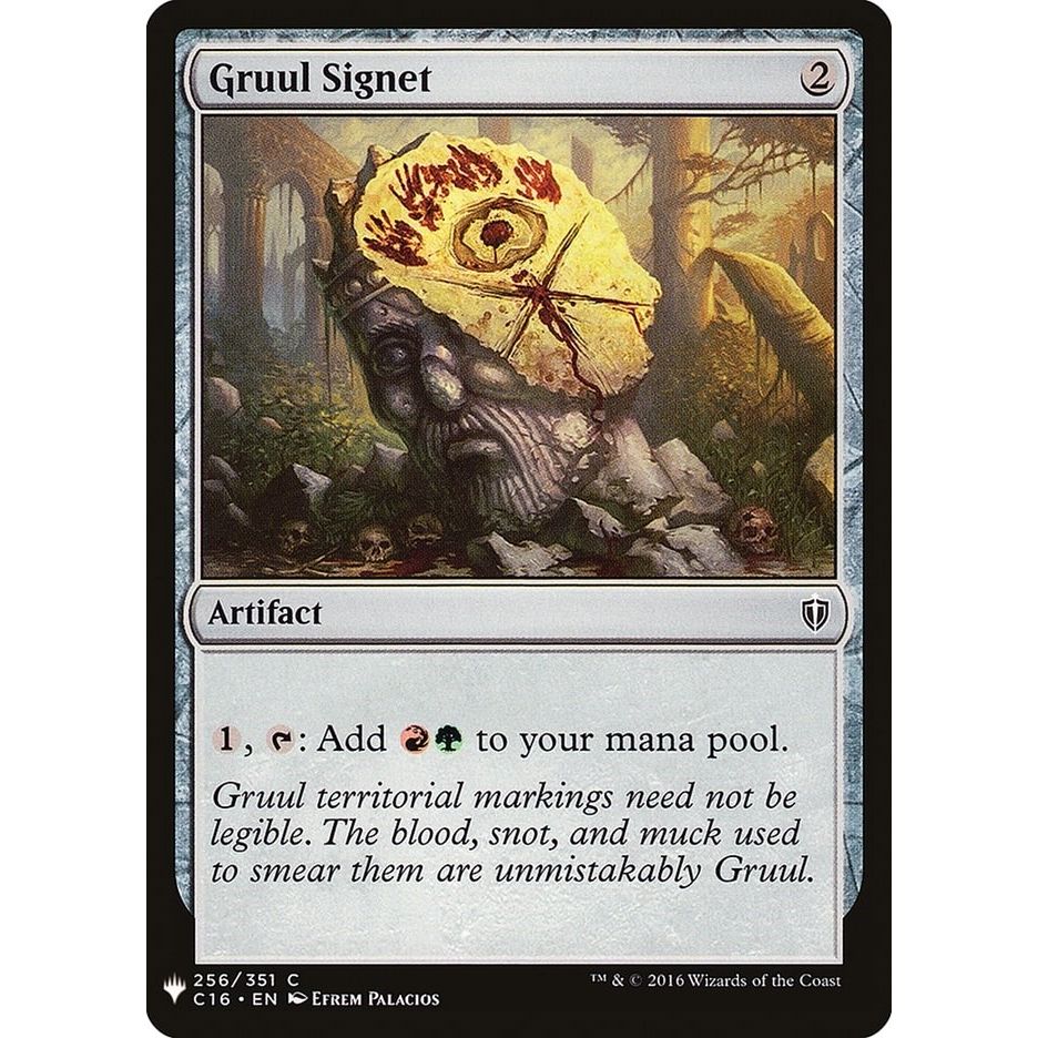 Image for Gruul Signet (256) (LIST) - Magic: The Gathering